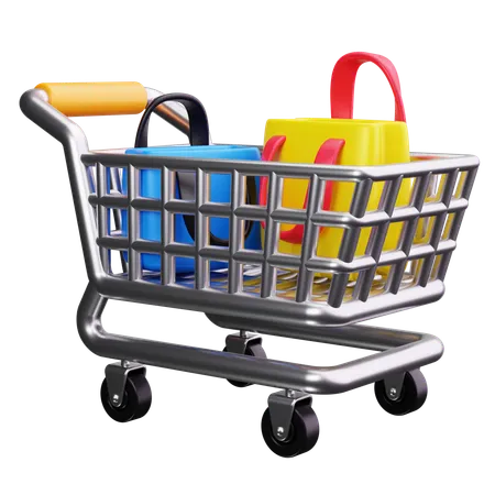 Shopping Cart  3D Icon