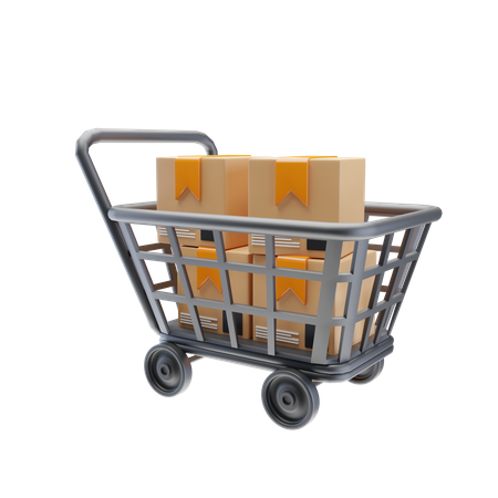 Shopping Cart  3D Icon