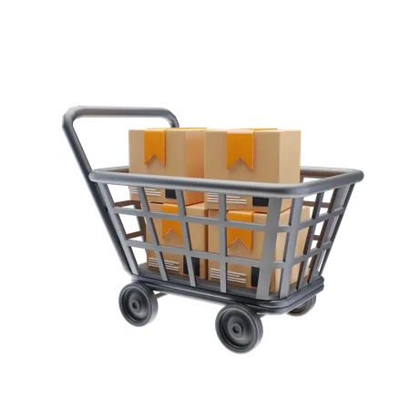 Shopping Cart  3D Icon