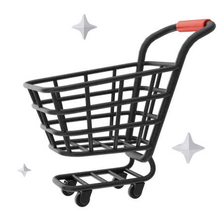 Shopping Cart  3D Icon