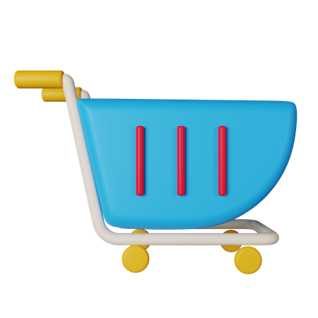 Shopping Cart  3D Icon