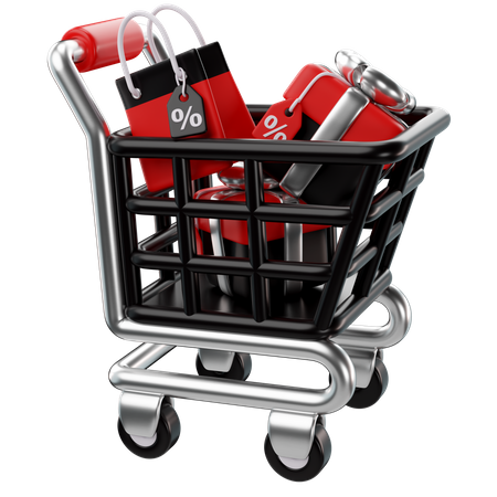 Shopping Cart  3D Icon