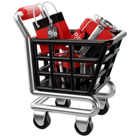 Shopping Cart  3D Icon