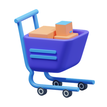 Shopping Cart  3D Icon