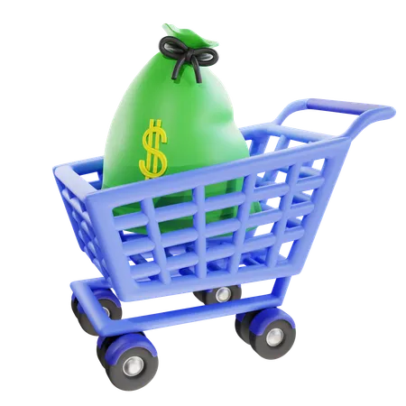 Shopping Cart  3D Icon