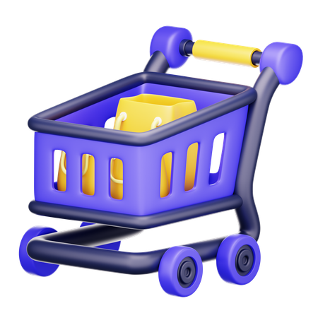 Shopping Cart  3D Icon