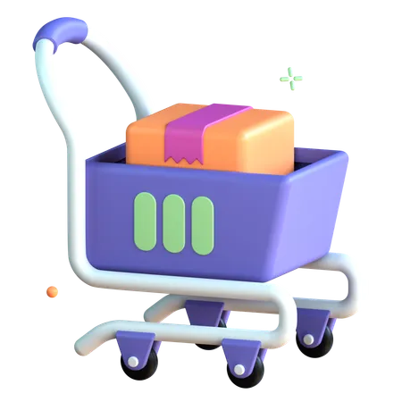 Shopping Cart  3D Icon