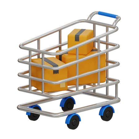 Shopping Cart  3D Icon