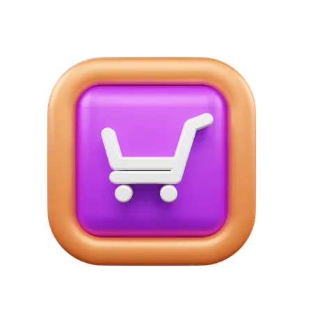 Shopping Cart  3D Icon