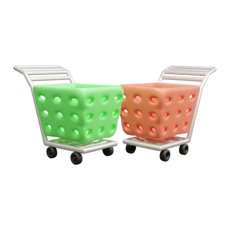 Shopping Cart  3D Icon