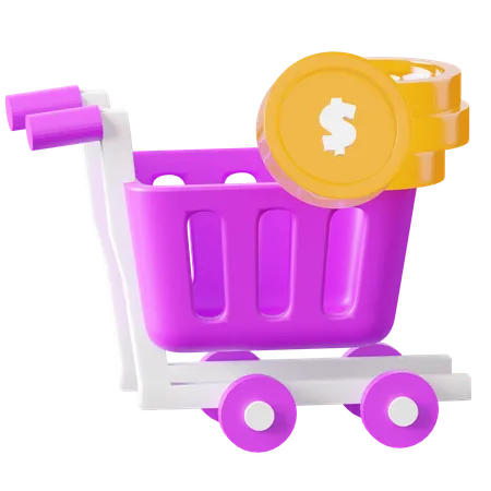 Shopping Cart  3D Icon