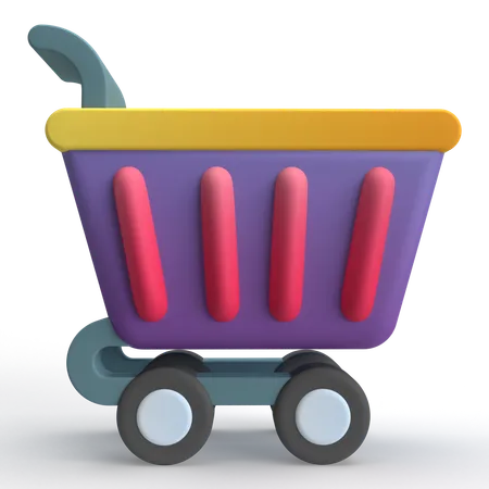 Shopping Cart  3D Icon