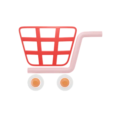 Shopping Cart  3D Icon