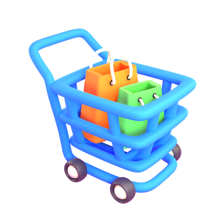 Shopping Cart  3D Icon