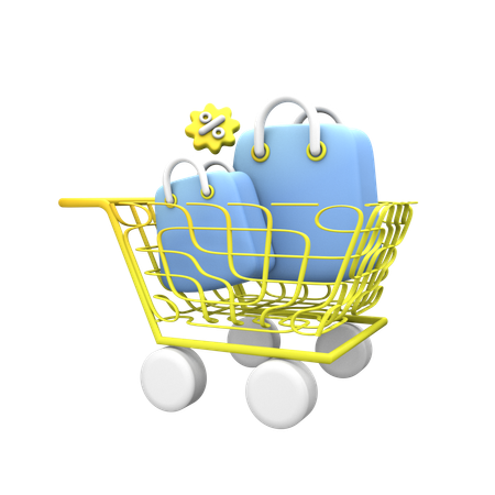 Shopping Cart  3D Icon