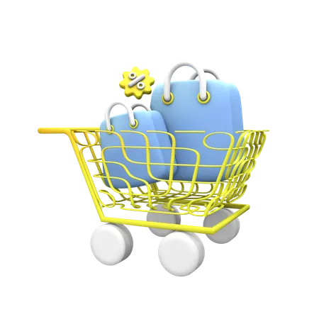 Shopping Cart  3D Icon