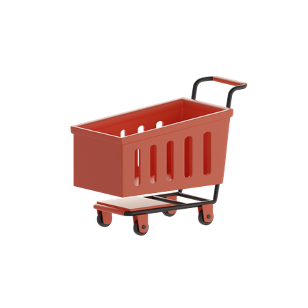 Shopping Cart  3D Icon