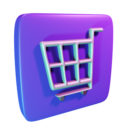 Shopping Cart  3D Icon