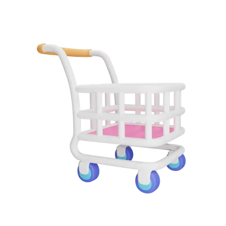 Shopping Cart  3D Icon