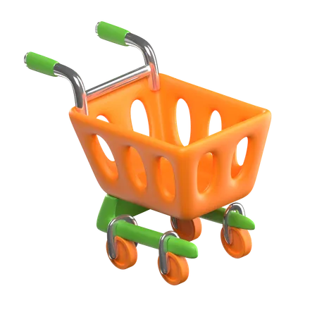 Shopping Cart  3D Icon