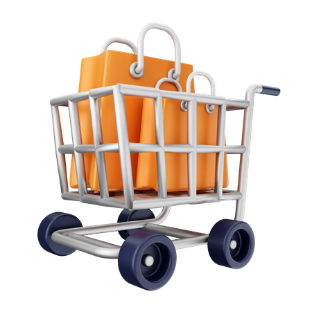 Shopping Cart  3D Icon