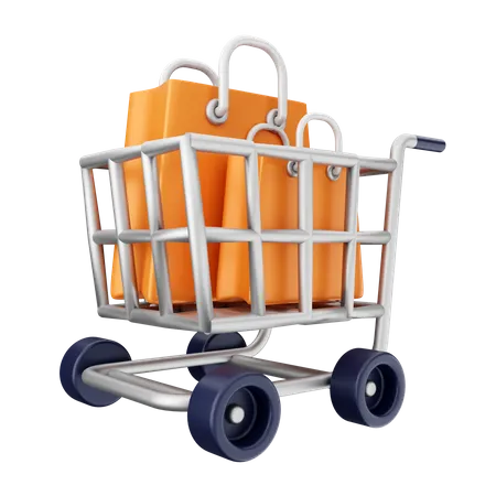 Shopping Cart  3D Icon