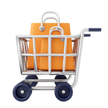 Shopping Cart  3D Icon