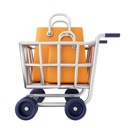 Shopping Cart  3D Icon