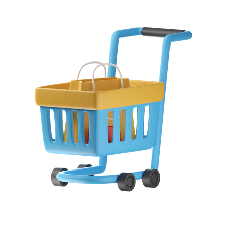 Shopping Cart  3D Icon