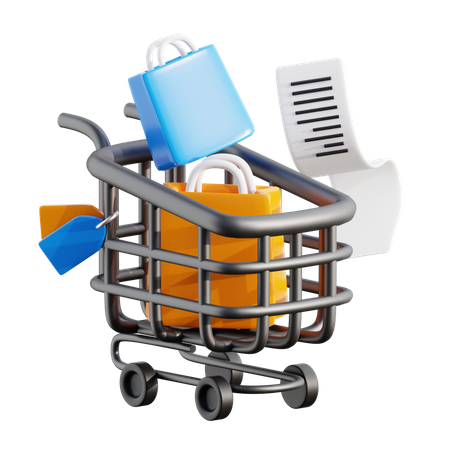 Shopping Cart  3D Icon