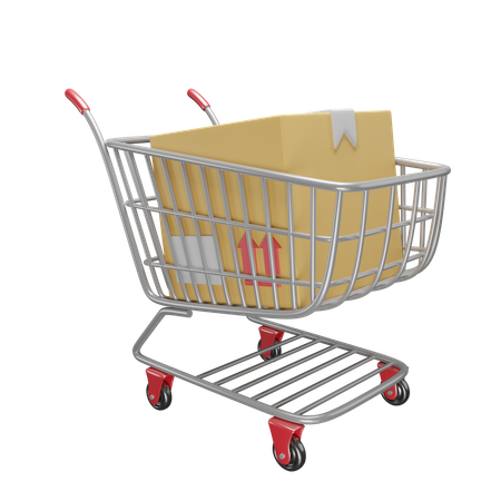 Shopping Cart  3D Icon