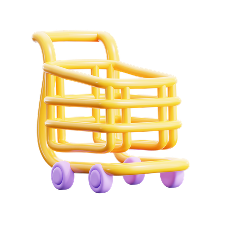 Shopping Cart  3D Icon