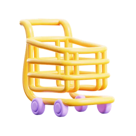 Shopping Cart  3D Icon