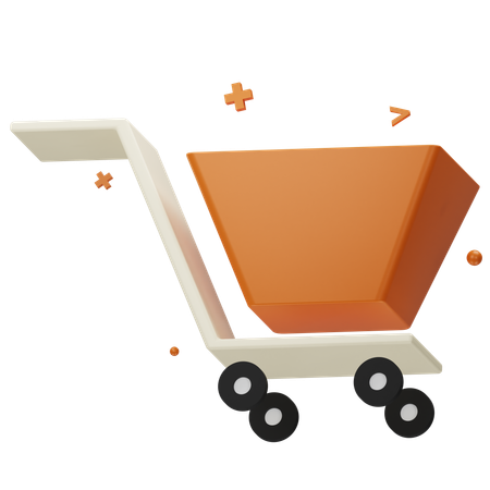 Shopping Cart  3D Icon