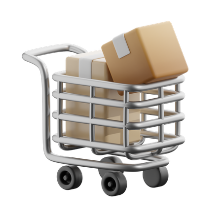 Shopping Cart  3D Icon