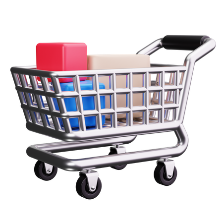 Shopping Cart  3D Icon