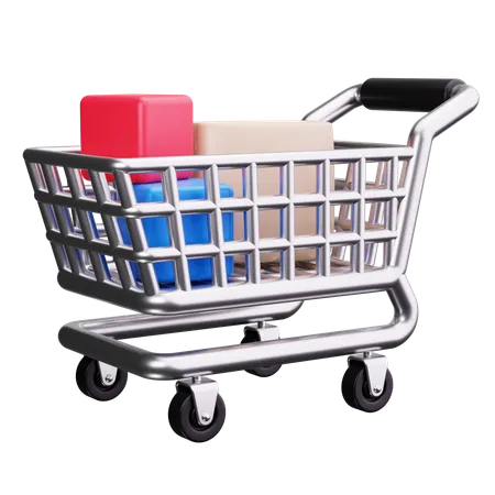 Shopping Cart  3D Icon