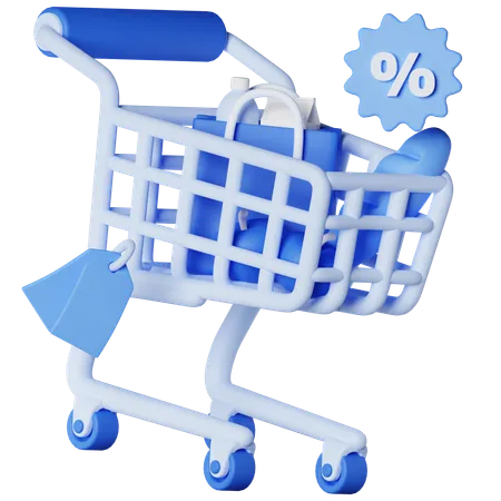 Shopping Cart  3D Icon