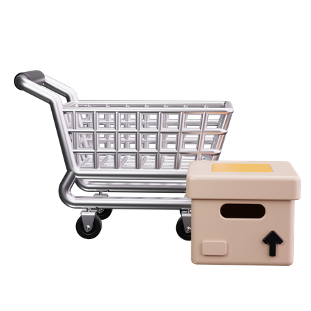 Shopping Cart  3D Icon