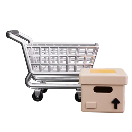 Shopping Cart  3D Icon