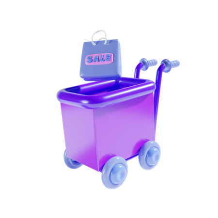 Shopping Cart  3D Icon