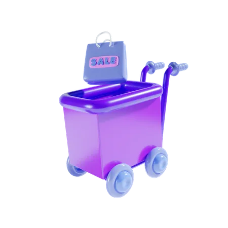 Shopping Cart  3D Icon