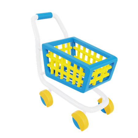 Shopping Cart  3D Icon