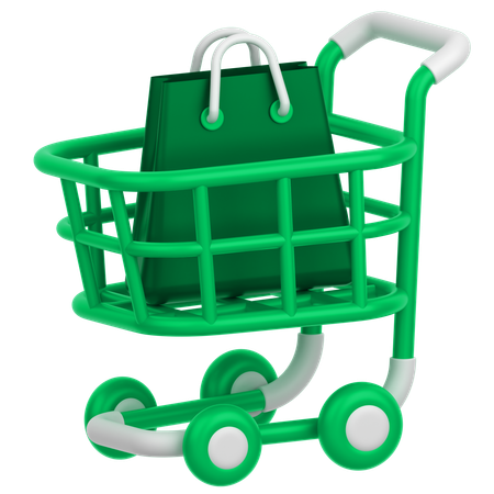 Shopping Cart  3D Icon