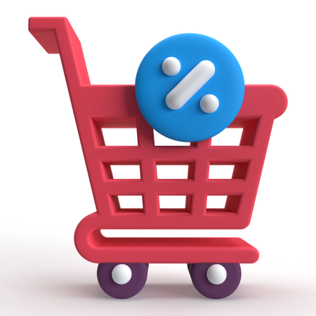 Shopping Cart  3D Icon