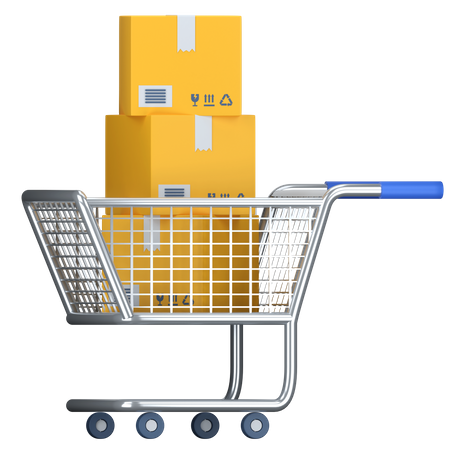 Shopping Cart  3D Icon