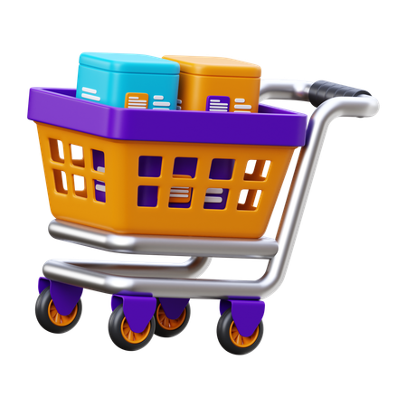 Shopping Cart  3D Icon