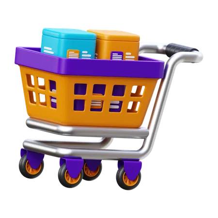 Shopping Cart  3D Icon