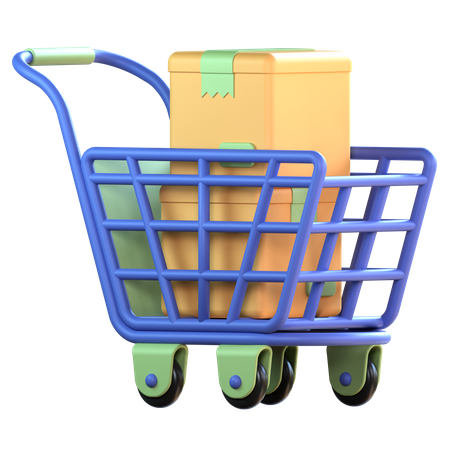 Shopping Cart  3D Icon