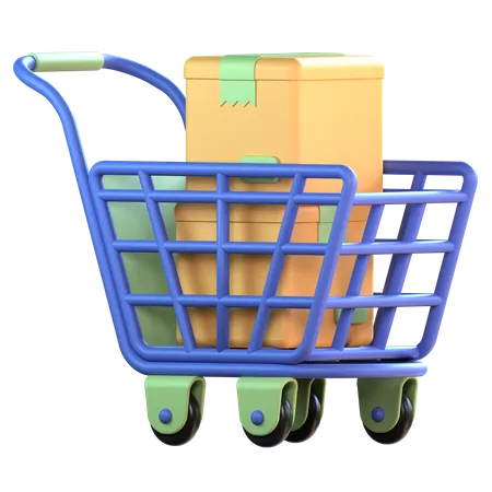 Shopping Cart  3D Icon